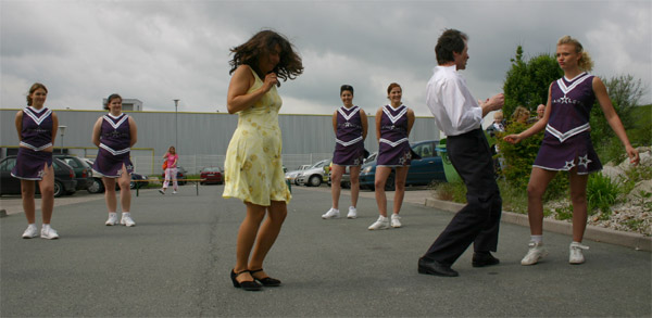 Spontane Organisatoren-Dirty Dancing Einlage