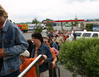 Rechtzeitig Karten sichern war die Devise.